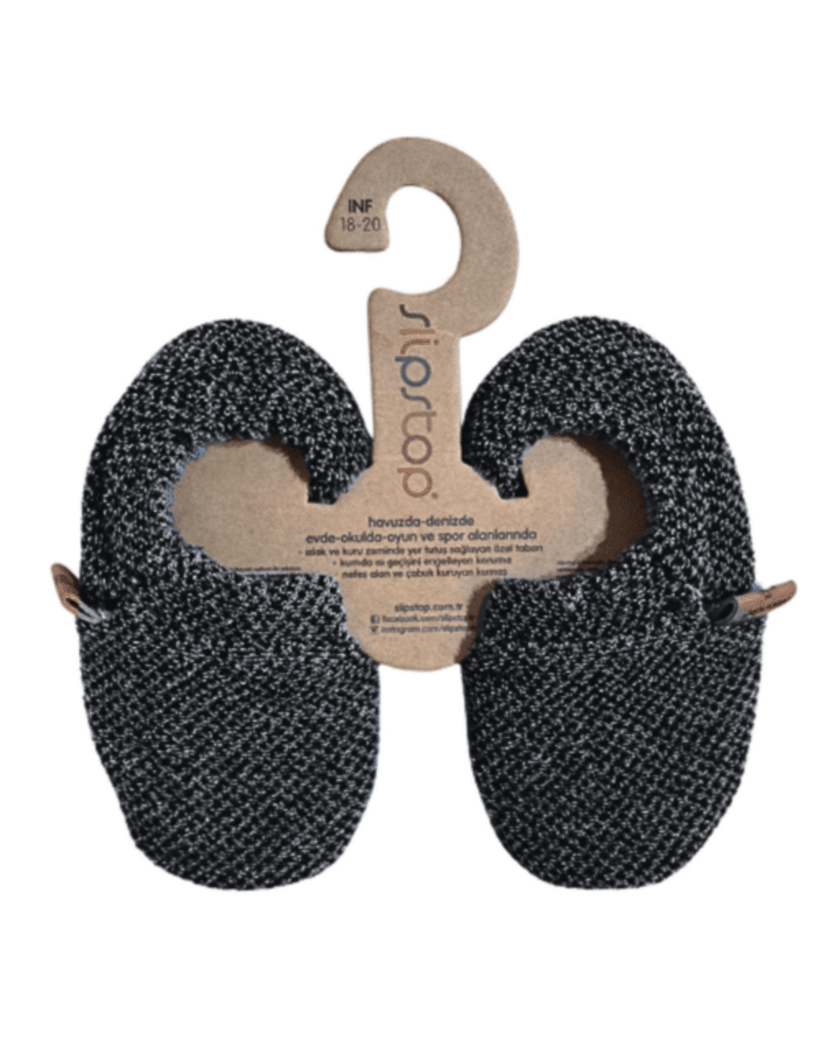 Slipstop Slipstop Booties Antrasit