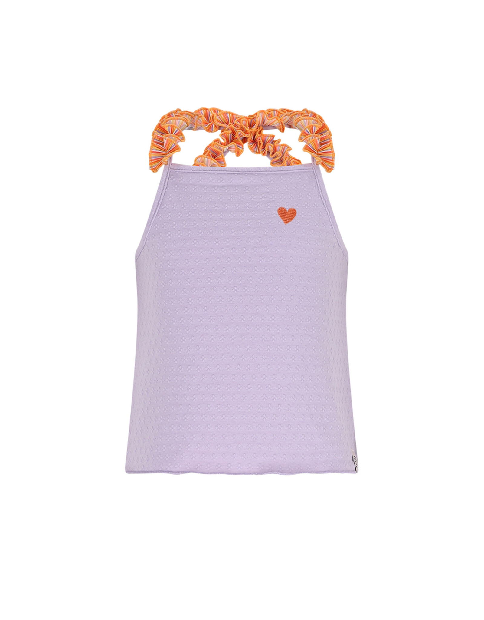 Nono Kek Dotted Jersey singlet top with cross back Galaxy Lilac