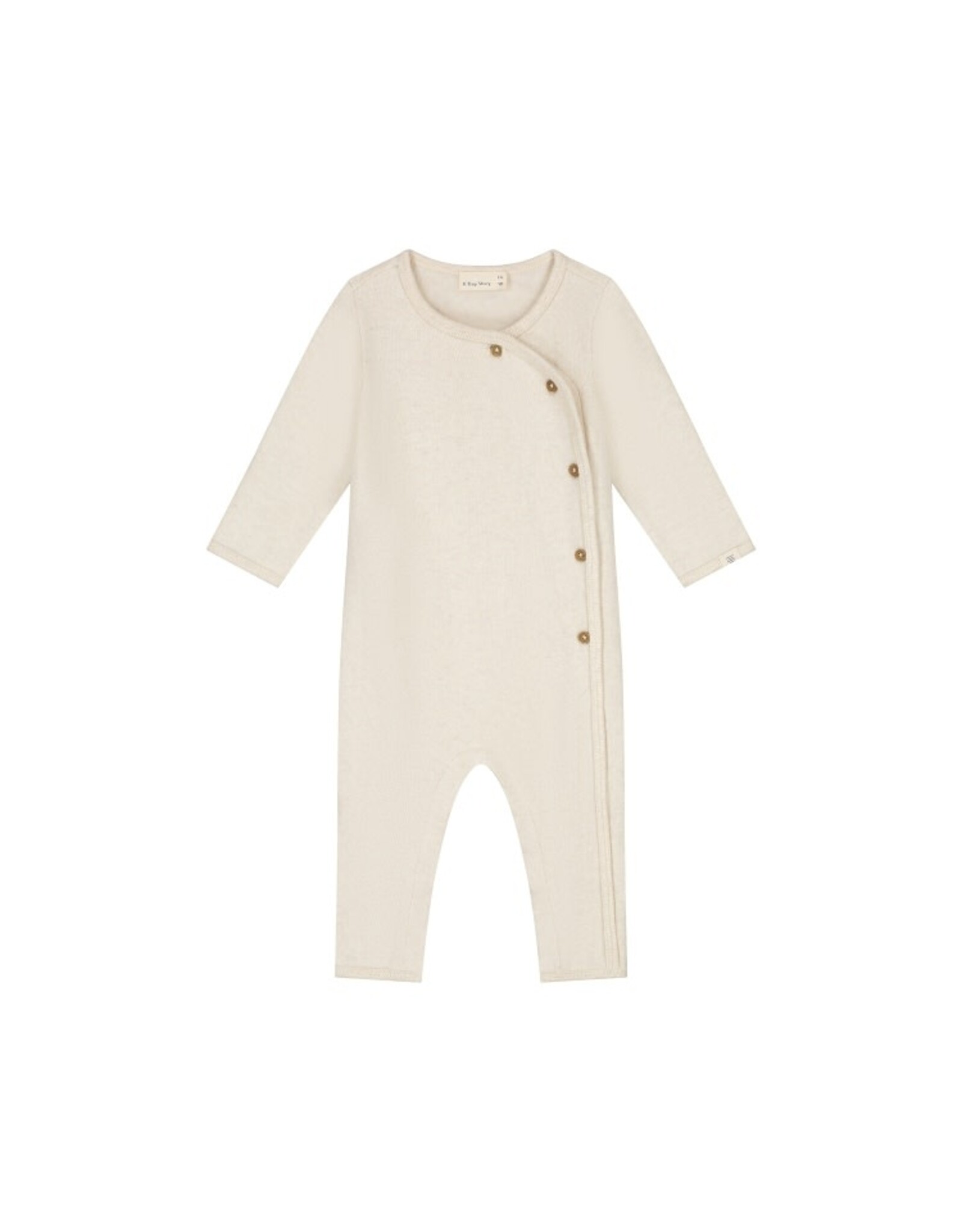 A Tiny Story baby suit ecru melange ss26