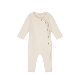 A Tiny Story baby suit ecru melange ss26
