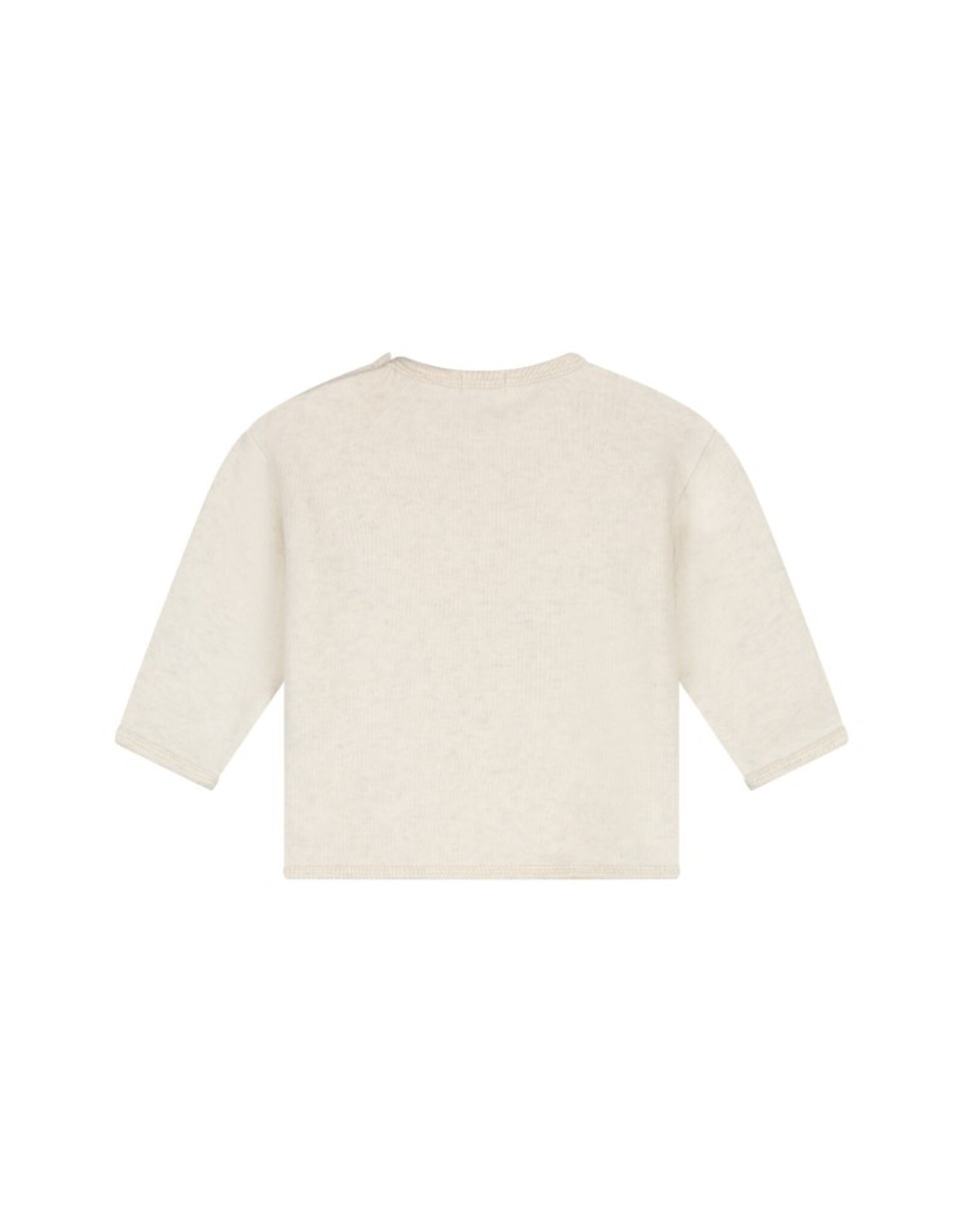 A Tiny Story baby pullover ecru melange ss26