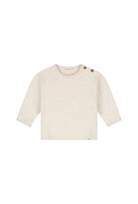 A Tiny Story baby pullover ecru melange ss26