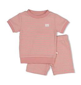 Feetje Shortama wafel - Summer Special Mauve