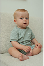 Feetje Shortama wafel - Summer Special Zeegroen