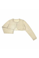 Mayoral Basic knit bolero Champagne