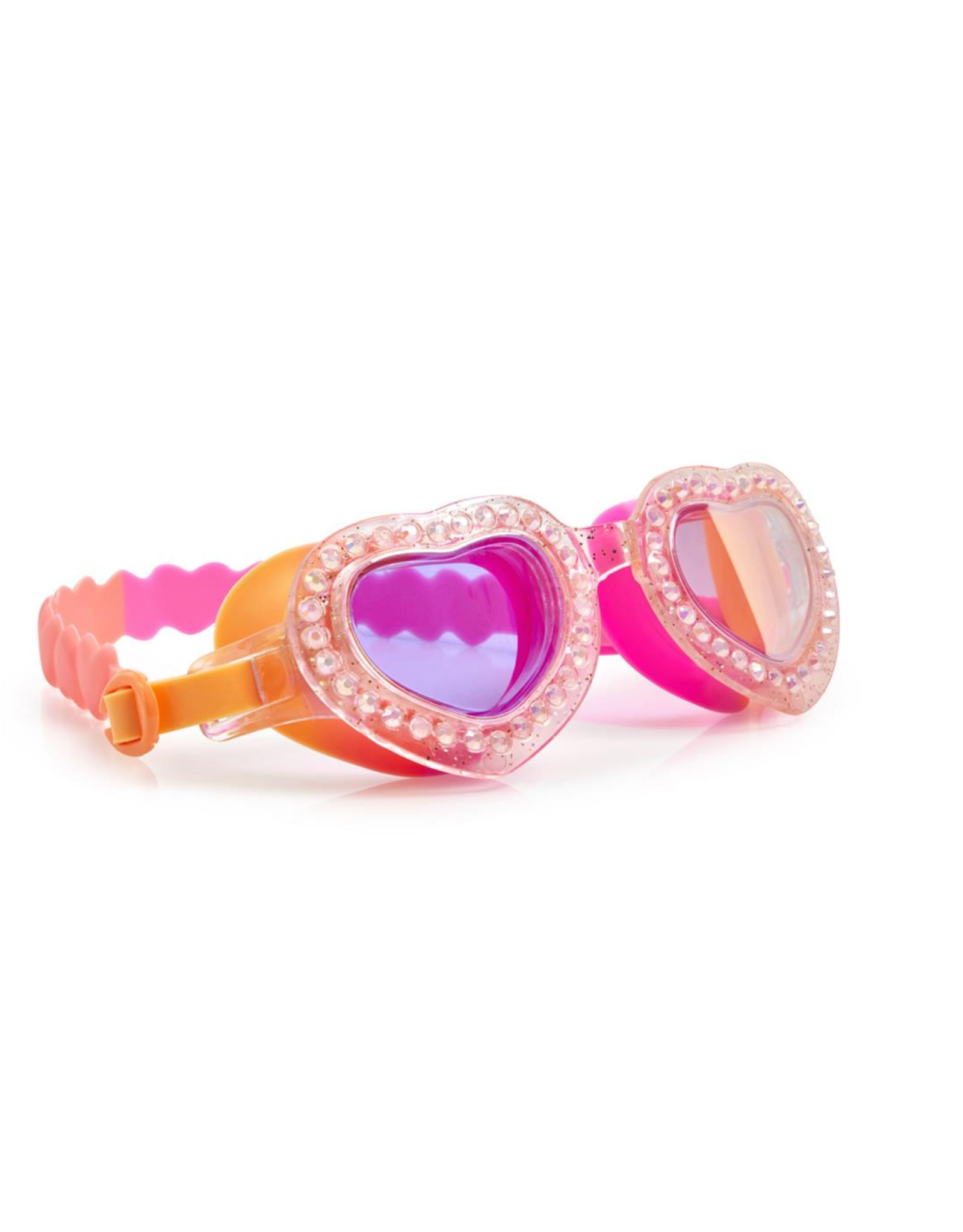 Dam BV Bling2go Zwembril First Luv Heart Breaker roze