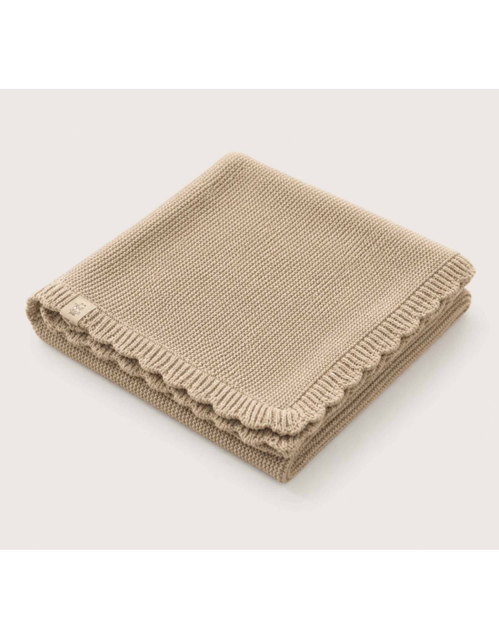 Moalie Blanket Organic Cotton Beige 75x100 cm