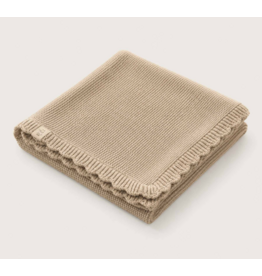 Moalie Blanket Organic Cotton Beige 75x100 cm