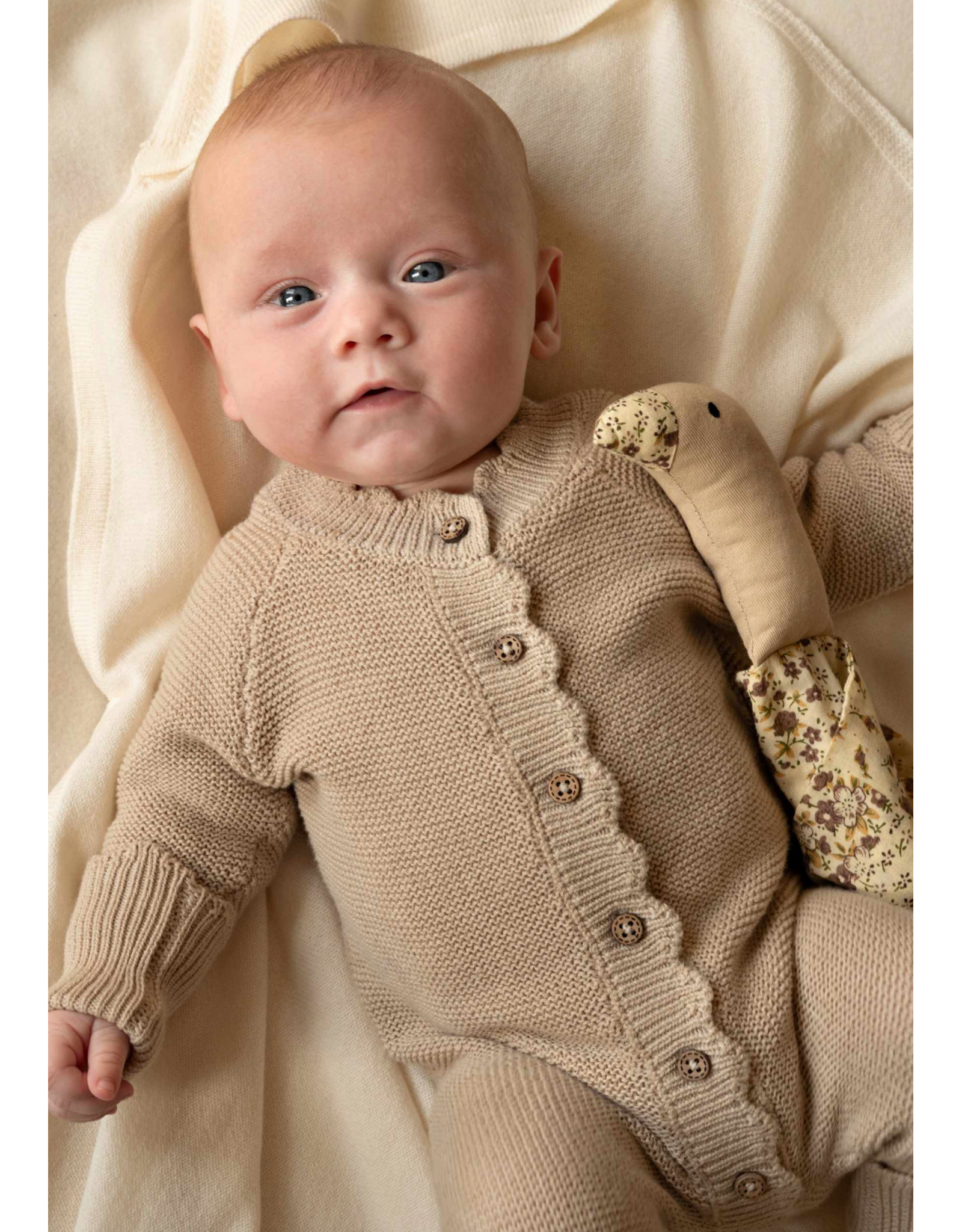 Moalie Knitted  jumpsuit Beige