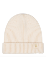 Moalie Merino & Cashmere Chunky Beanie Cream