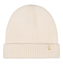 Moalie Merino & Cashmere Chunky Beanie Cream