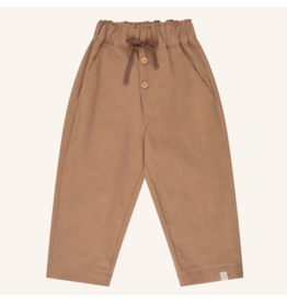 NAVY NATURAL Milly pants checkered