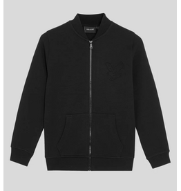 Lyle & Scott Embossed Eagle Track Jacket Z865 Jet Black -