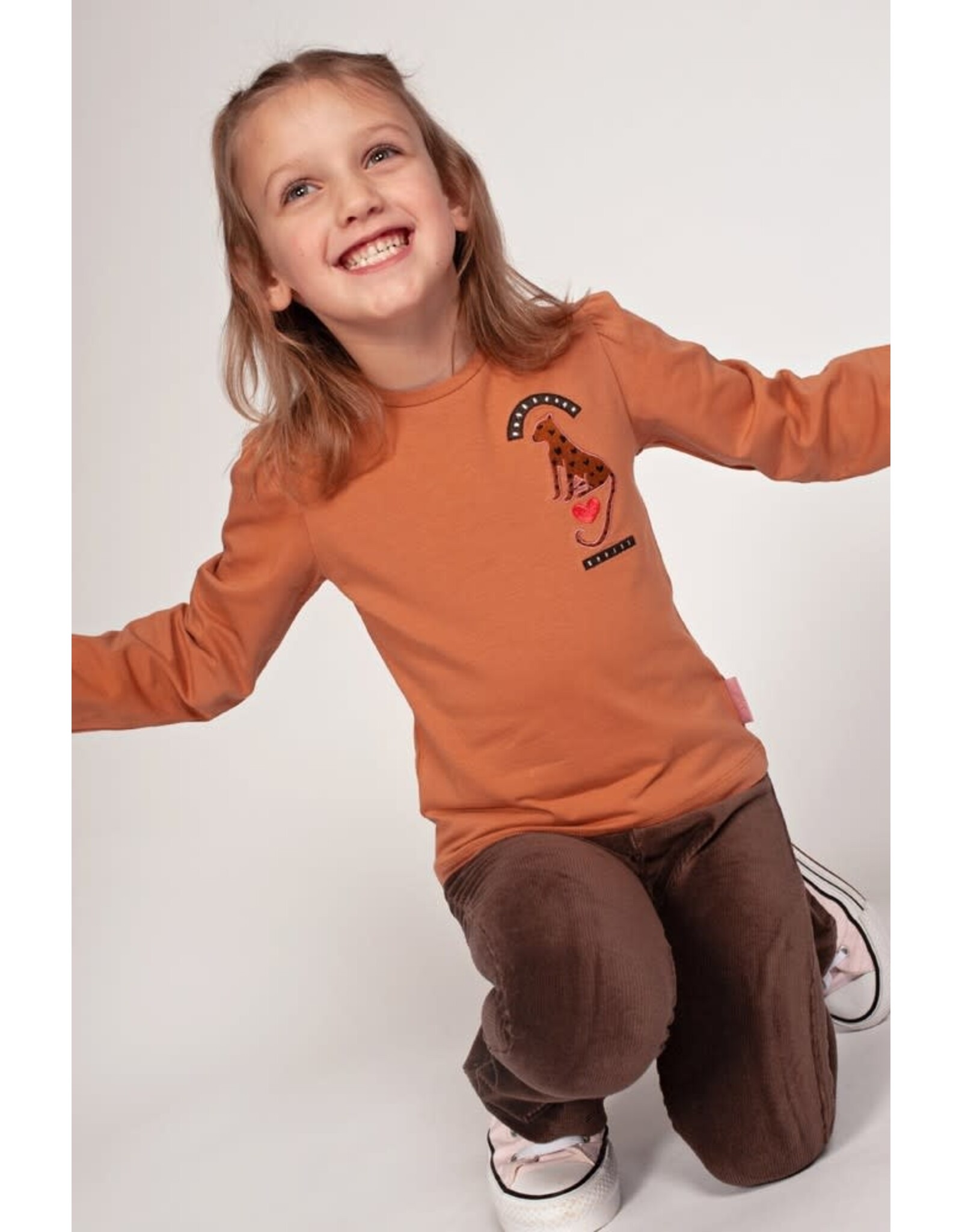 Jubel Longsleeve met backprint - City Chic Camel