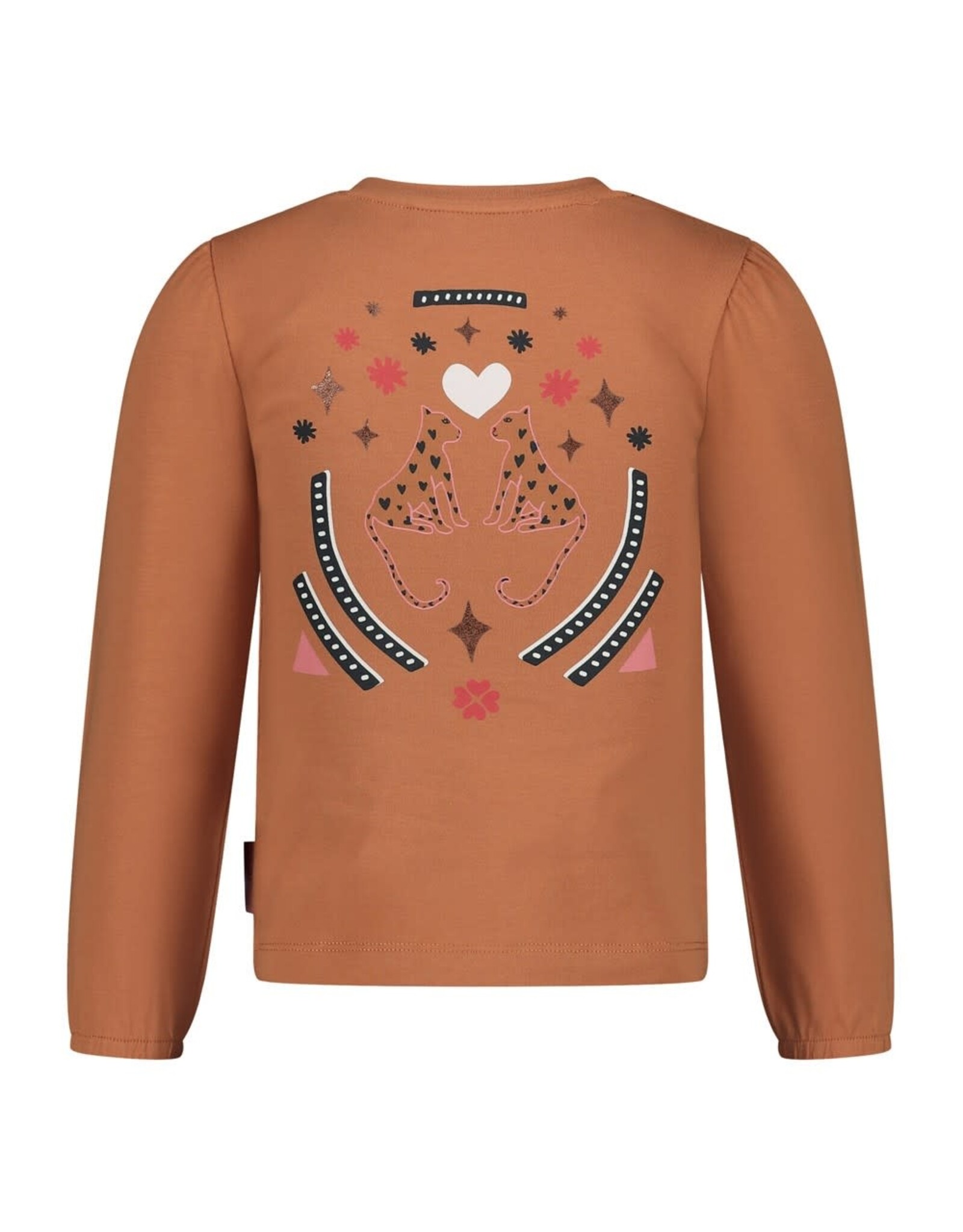 Jubel Longsleeve met backprint - City Chic Camel