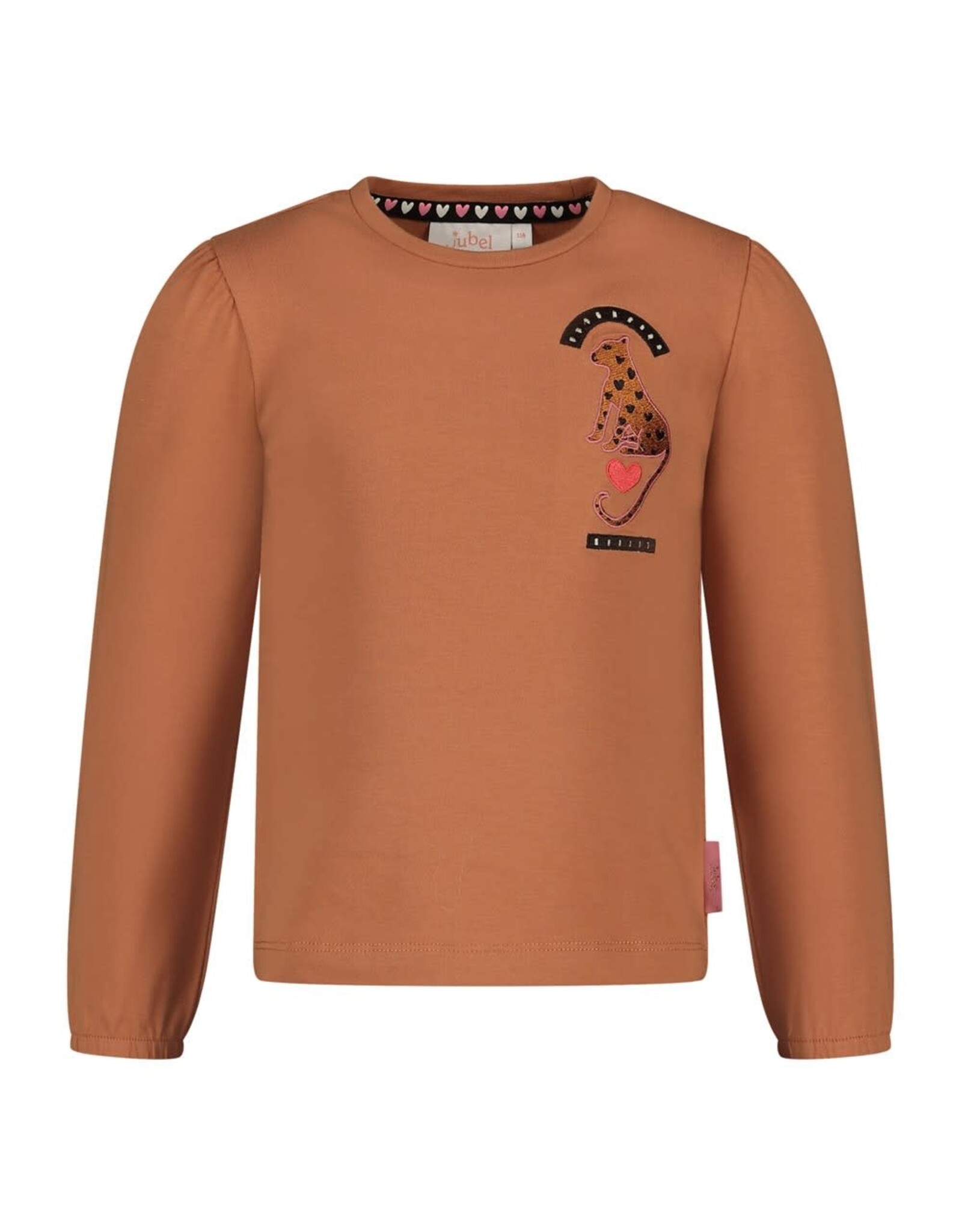 Jubel Longsleeve met backprint - City Chic Camel