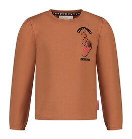 Jubel Longsleeve met backprint - City Chic Camel