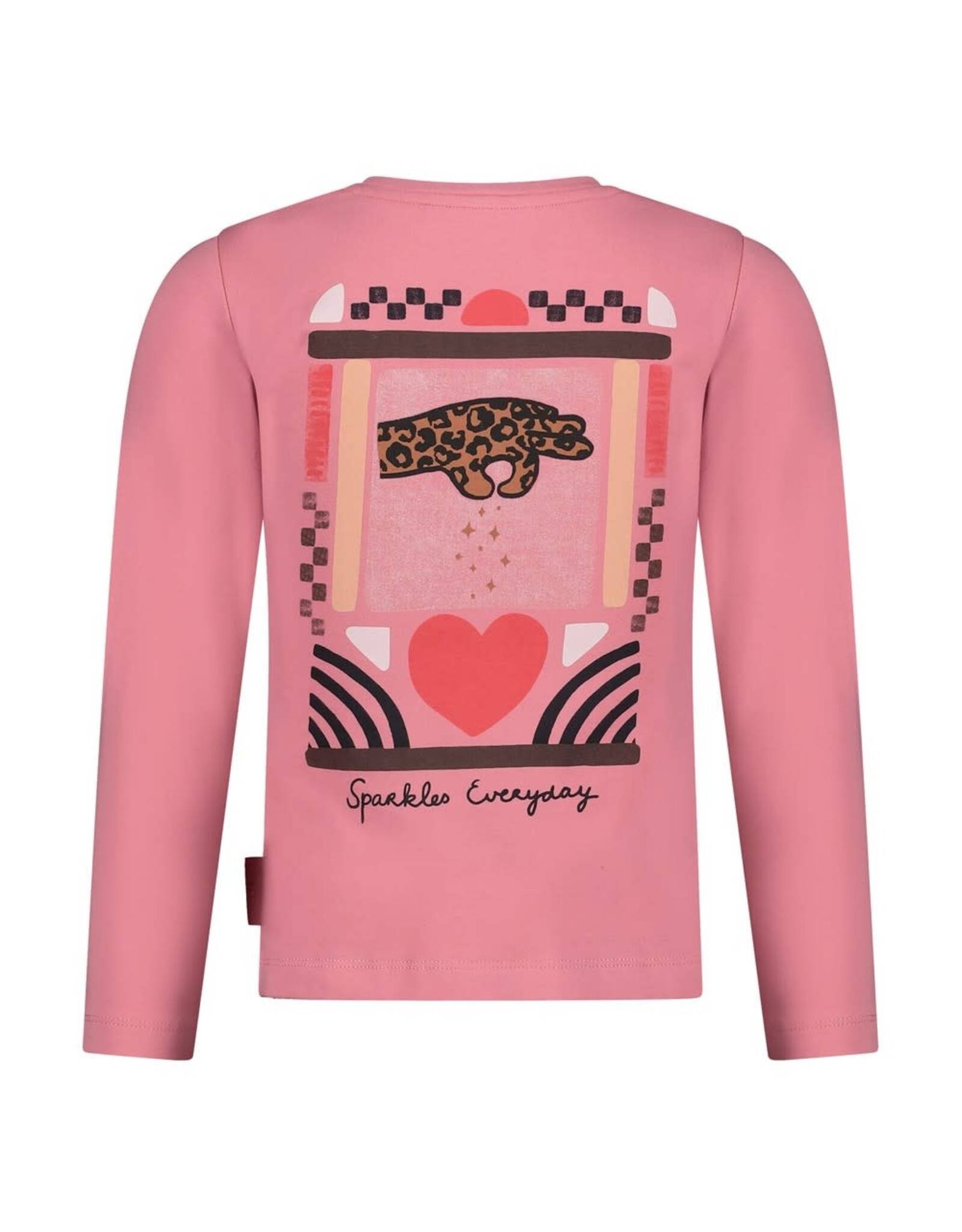 Jubel Longsleeve met backprint - City Chic Roze