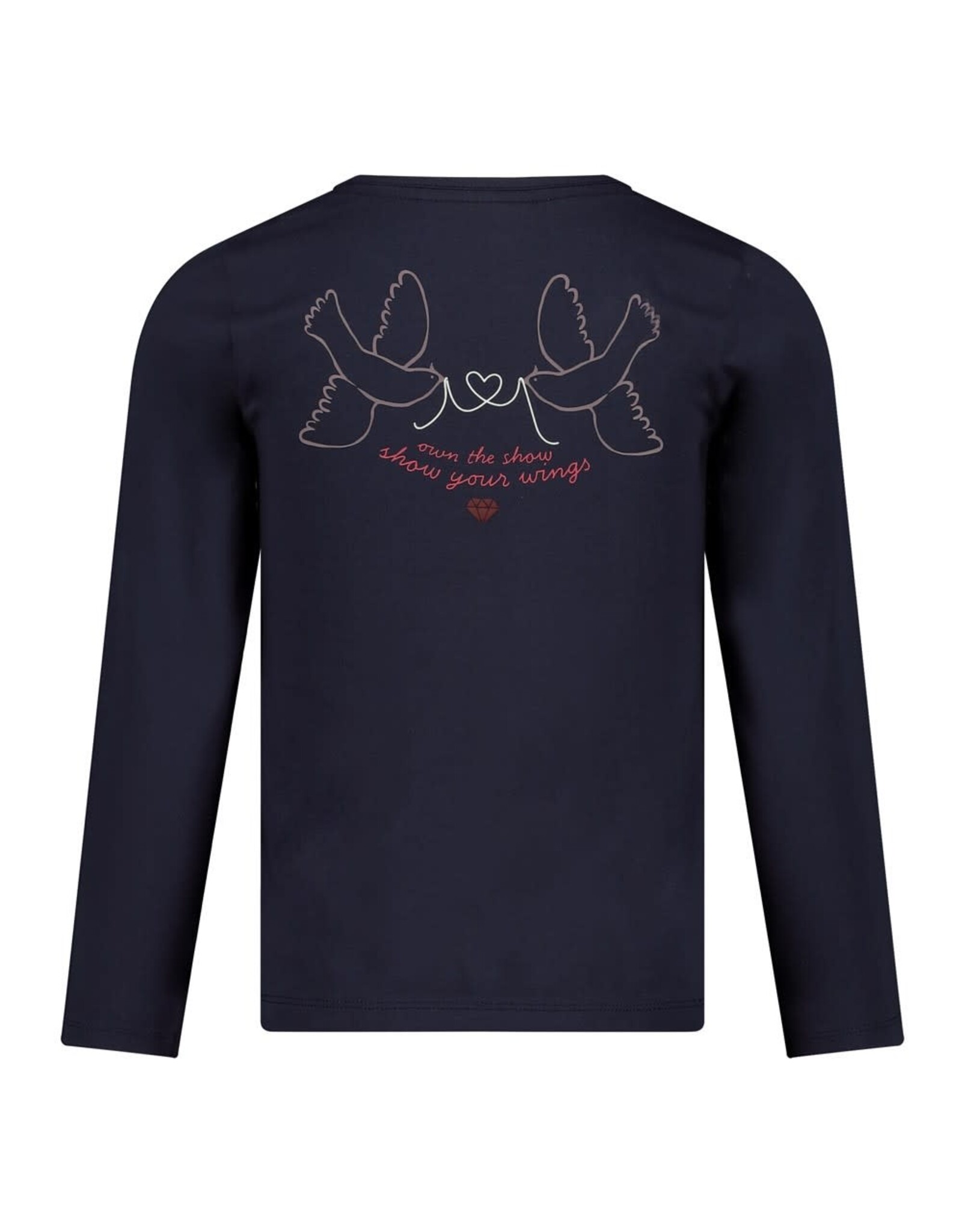 Jubel Longsleeve met backprint - Daily Princess Marine
