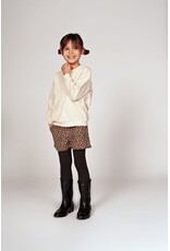 Jubel Sweater met backprint relaxed fit - City Chic Offwhite melange
