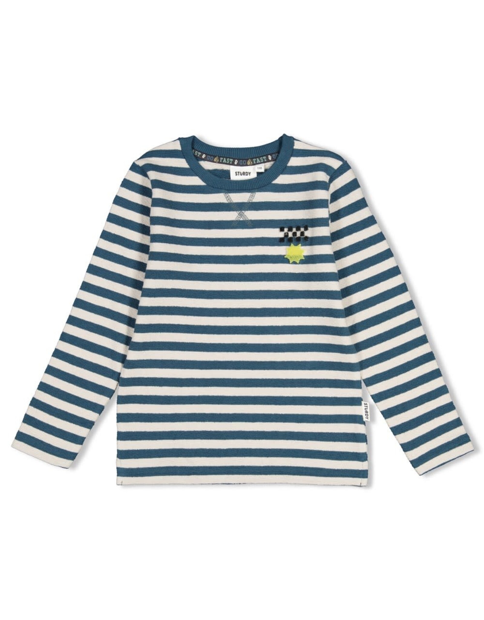 Sturdy Longsleeve streep - Fix It  Petrol