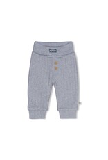 Feetje Broek rib - Breakfast Buddy Blauw melange