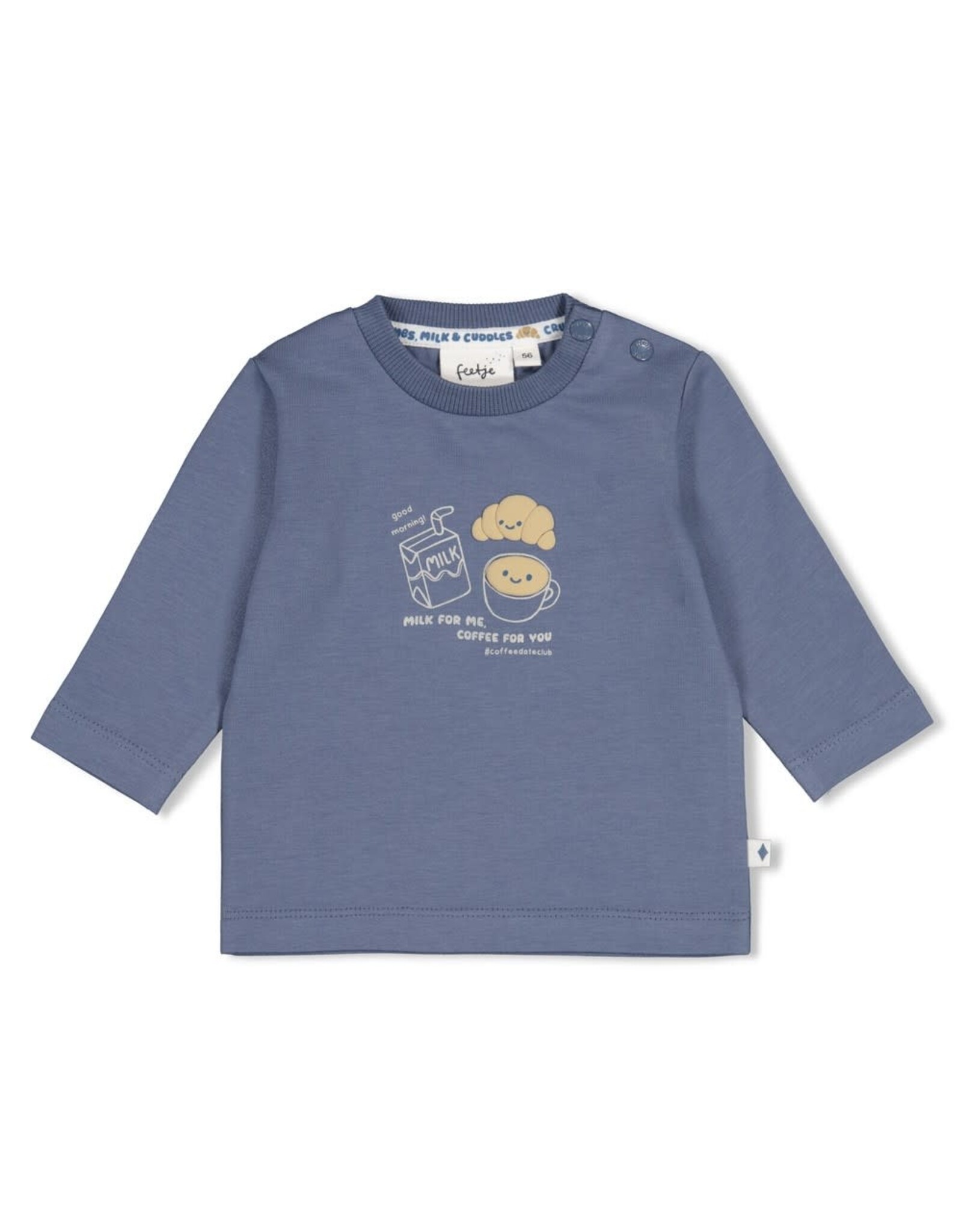 Feetje Longsleeve - Breakfast Buddy Blauw