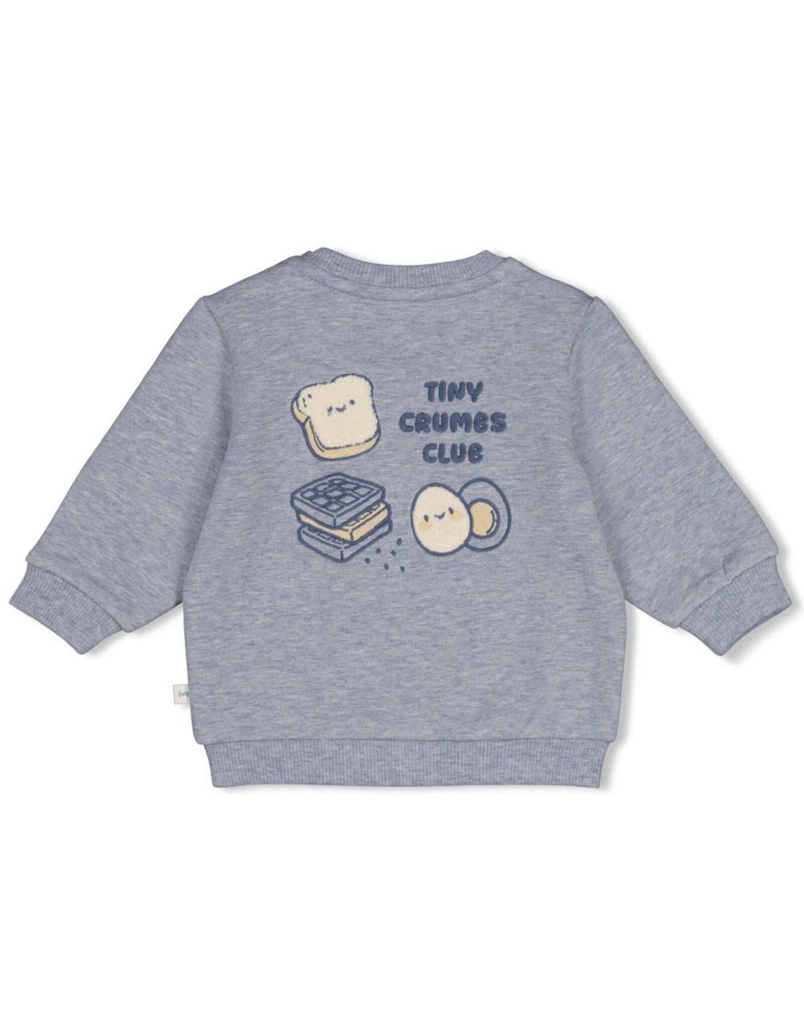 Feetje Sweater - Breakfast Buddy Blauw melange