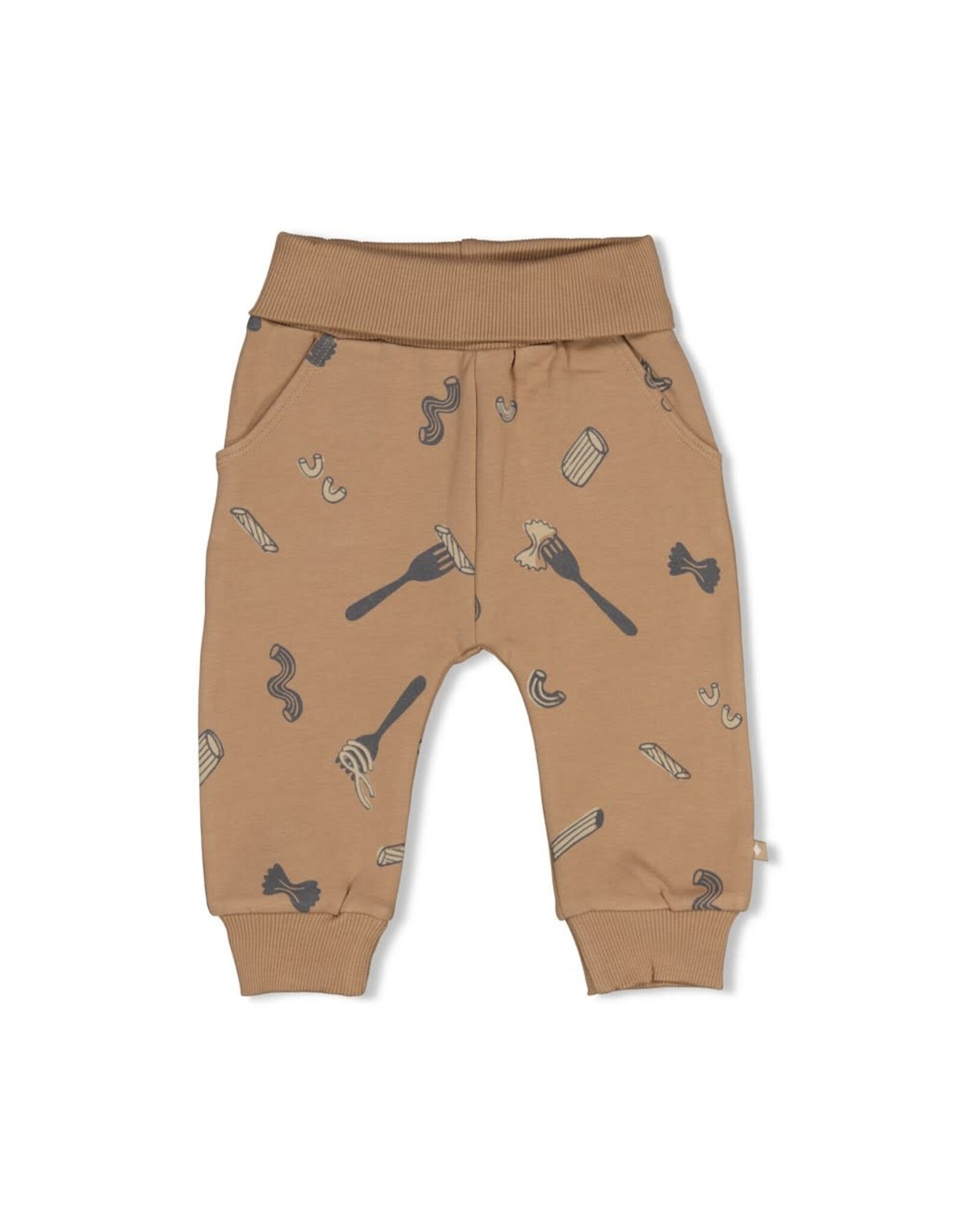 Feetje Broek AOP - Pasta Party Camel
