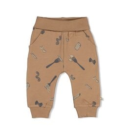 Feetje Broek AOP - Pasta Party Camel