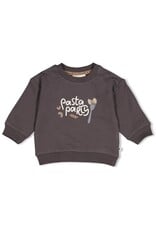 Feetje Sweater relaxed fit - Pasta Party Antraciet