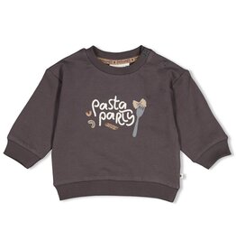 Feetje Sweater relaxed fit - Pasta Party Antraciet