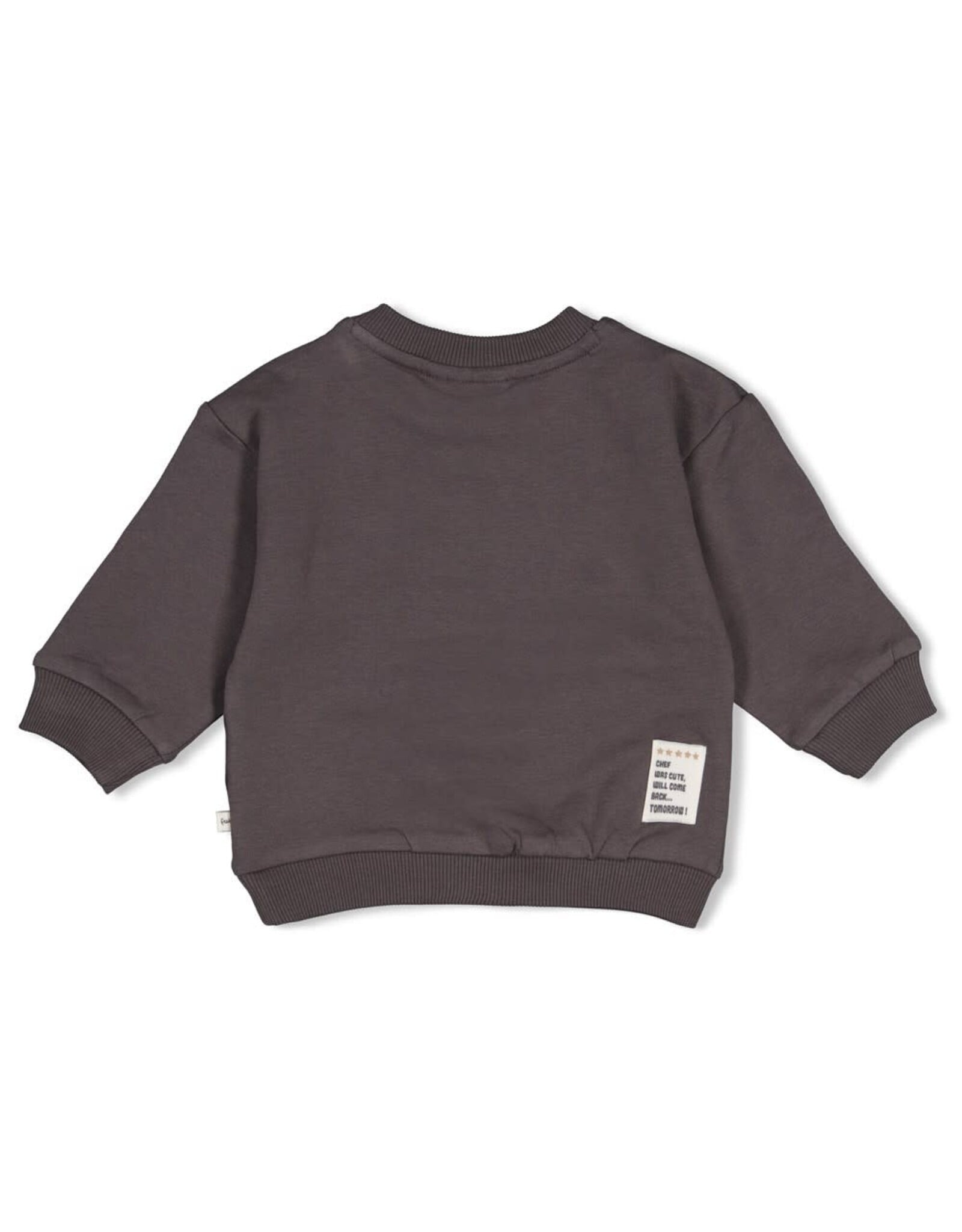 Feetje Sweater relaxed fit - Pasta Party Antraciet