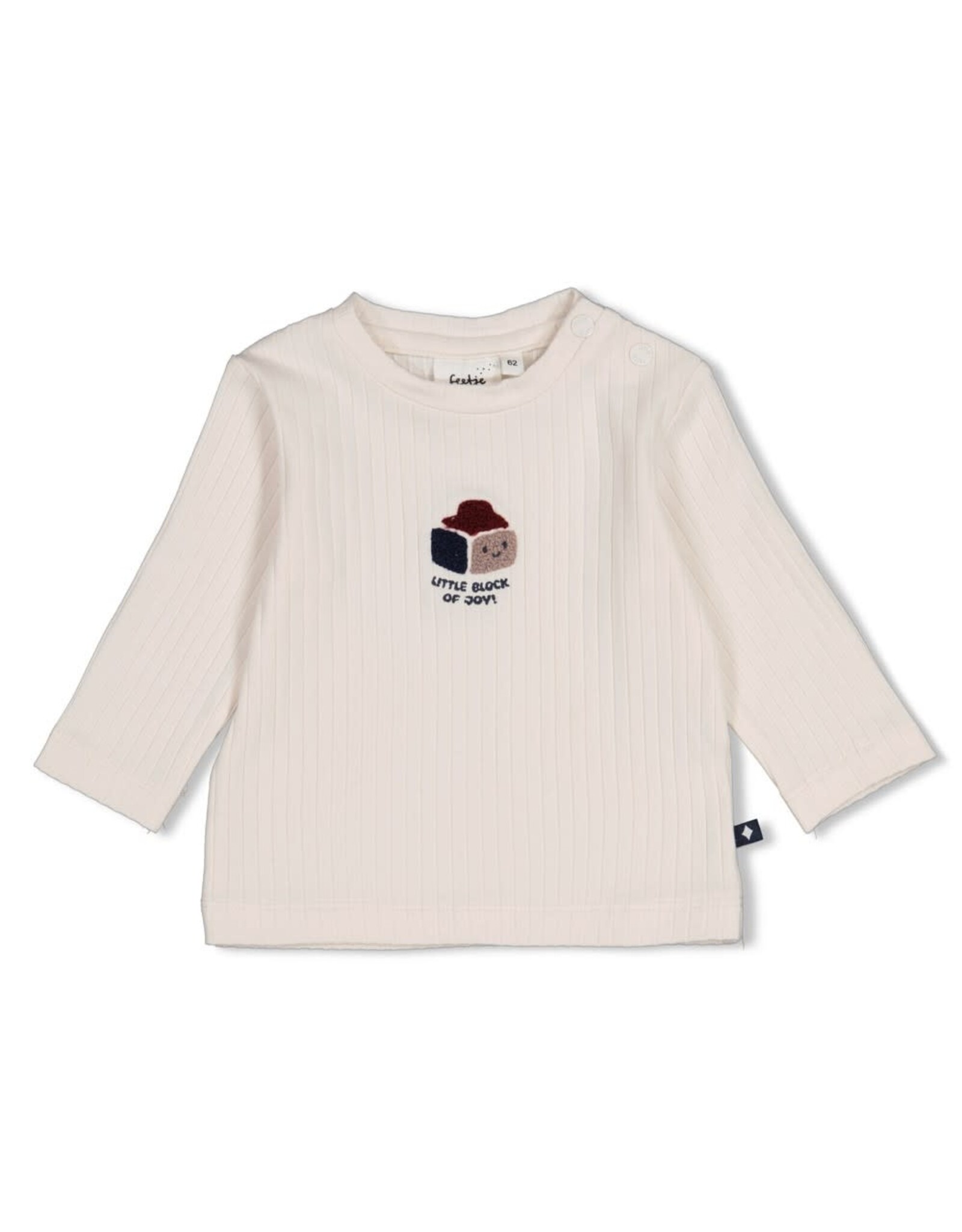 Feetje Longsleeve rib - Built for Fun Offwhite