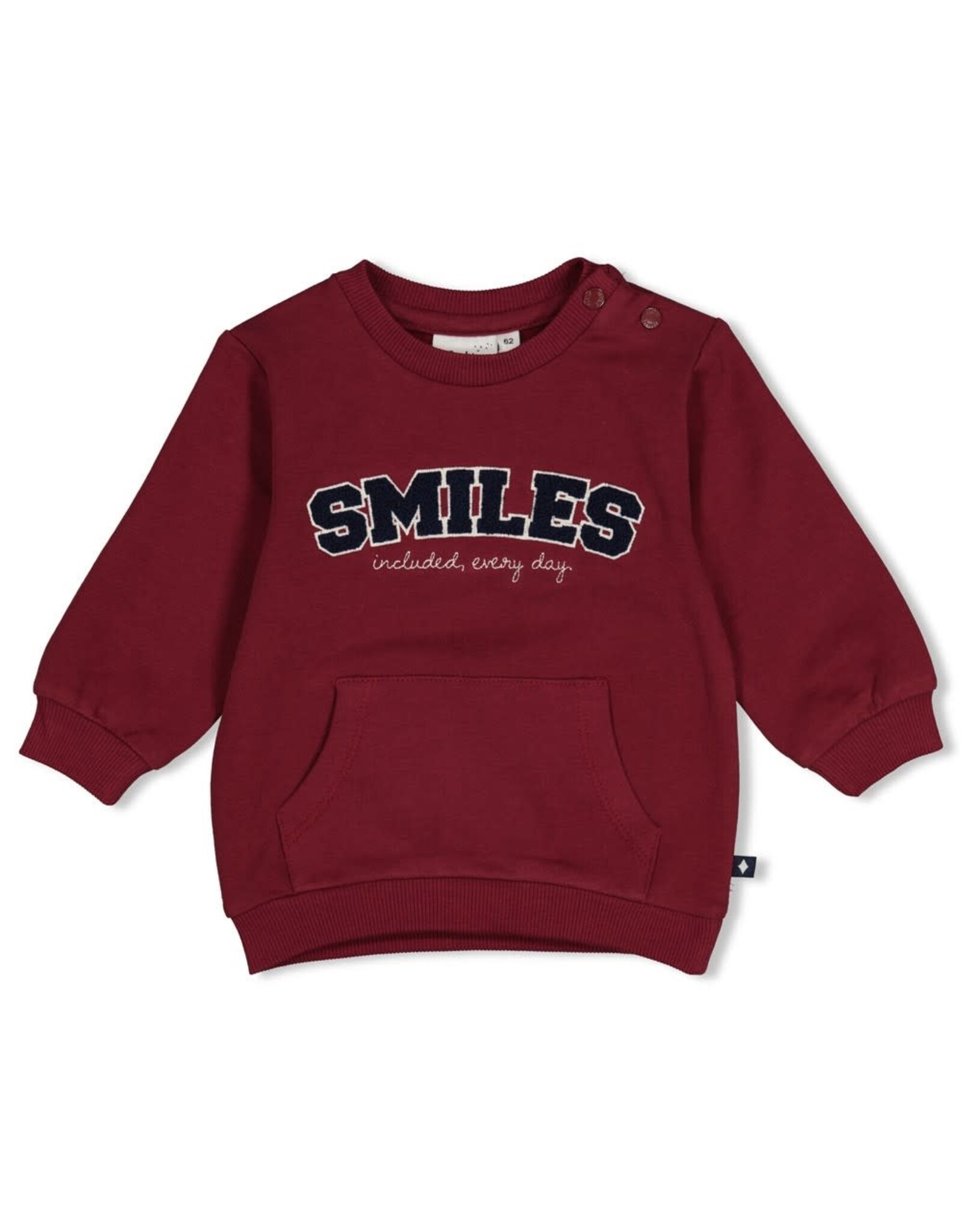 Feetje Sweater - Built for Fun Bordeaux