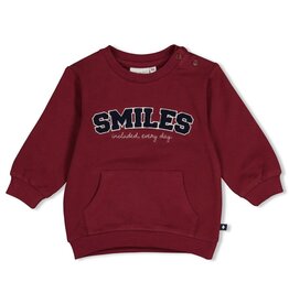 Feetje Sweater - Built for Fun Bordeaux