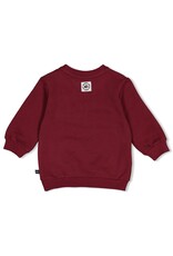 Feetje Sweater - Built for Fun Bordeaux