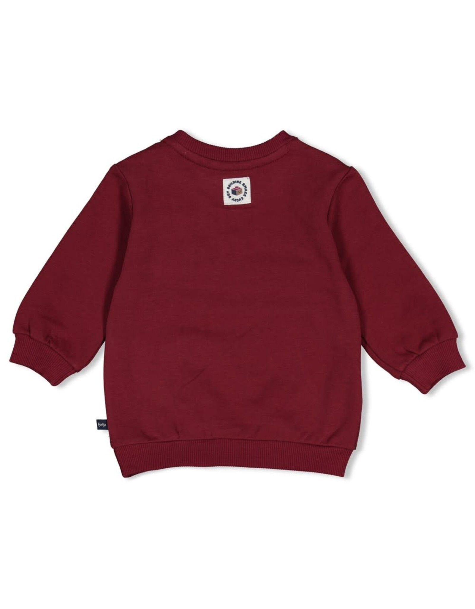 Feetje Sweater - Built for Fun Bordeaux
