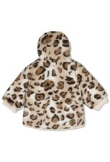 Feetje Fake fur jasje met capuchon - Dress to Impress Taupe