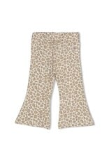 Feetje Flare broek AOP - Dress to Impress Offwhite melange