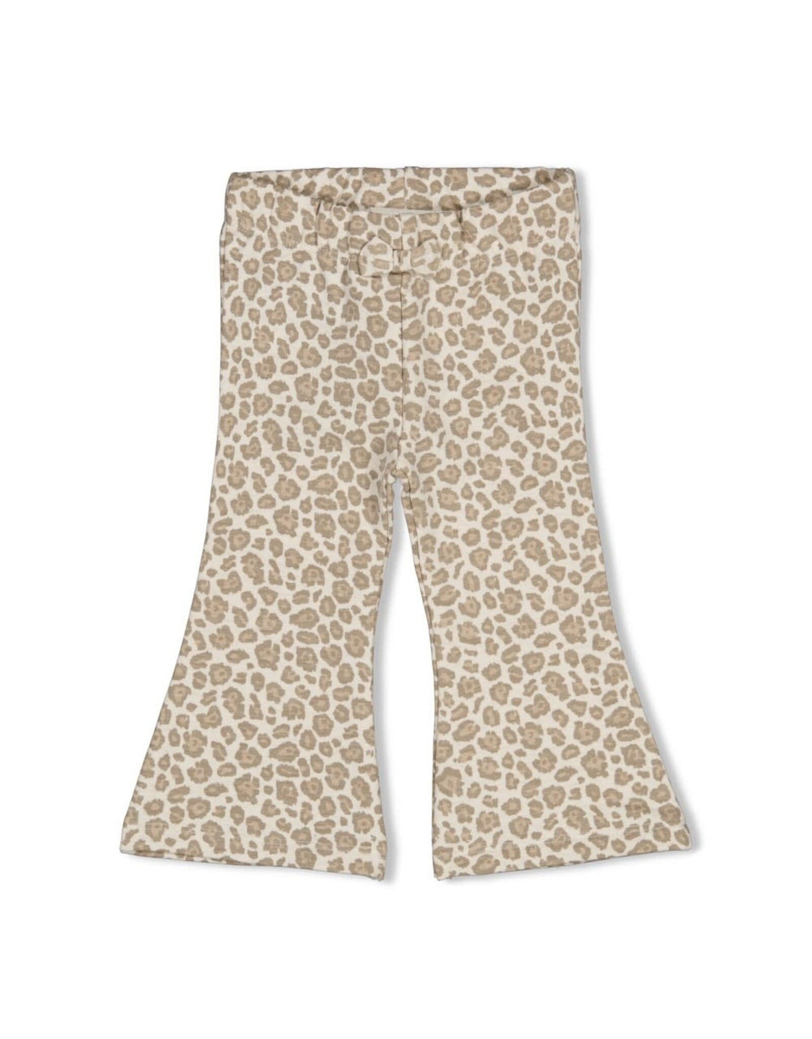 Feetje Flare broek AOP - Dress to Impress Offwhite melange