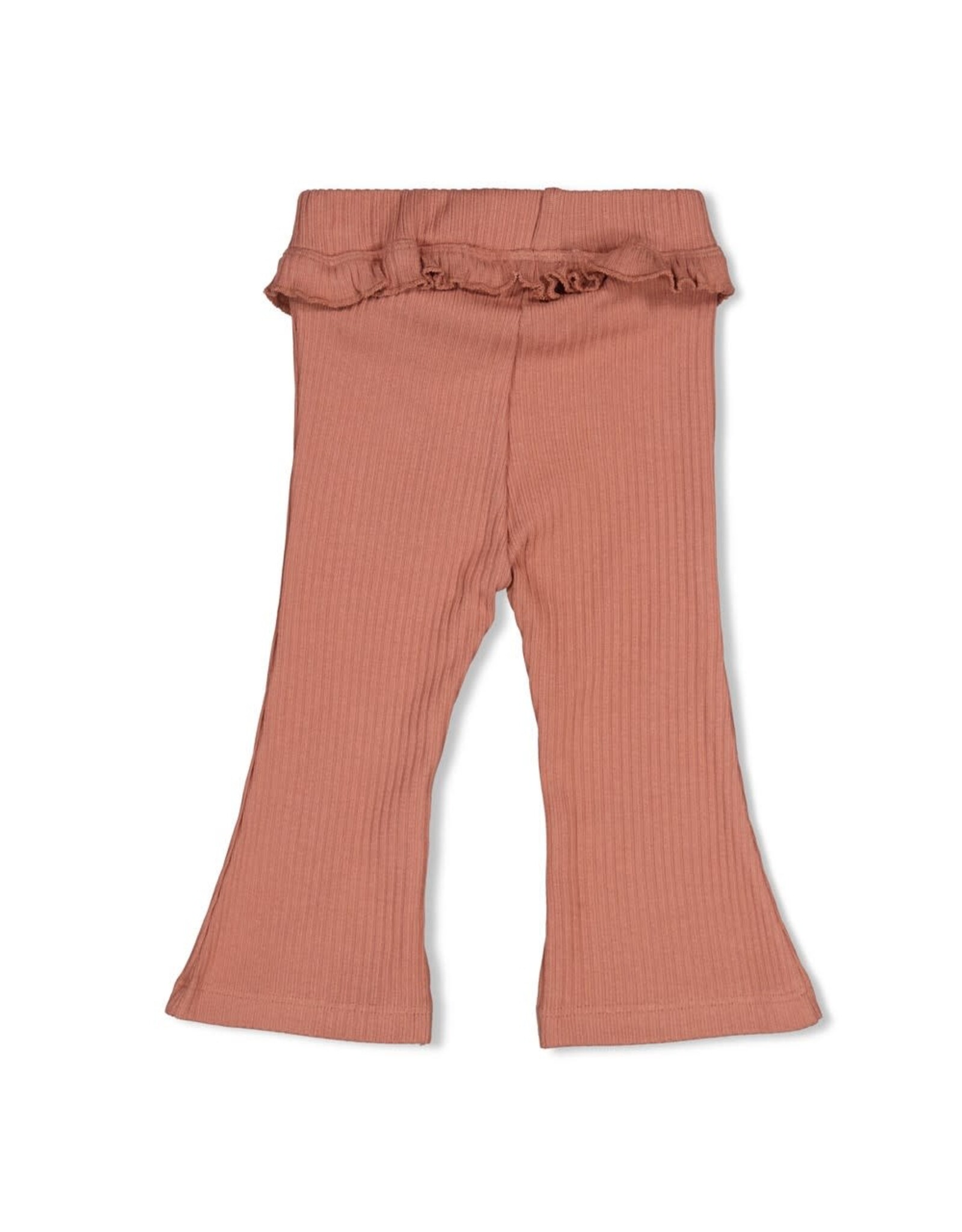 Feetje Flare broek rib - Dress to Impress Mauve
