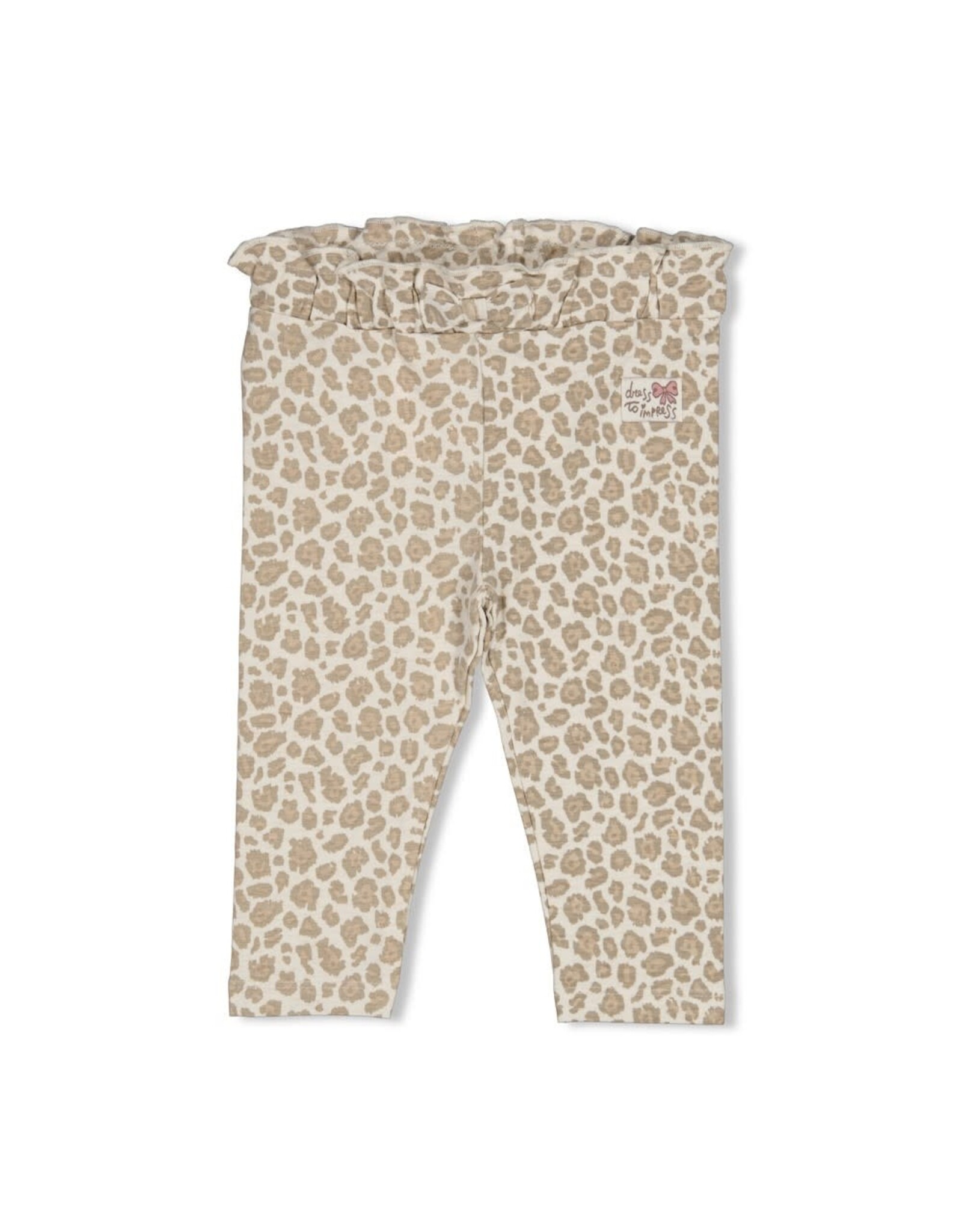 Feetje Legging AOP - Dress to Impress Offwhite melange