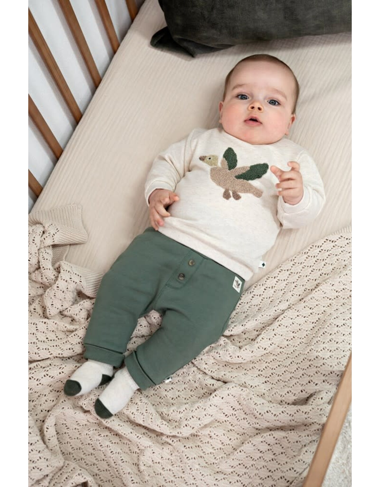 Feetje Broek - Wiggle and Waddle Groen