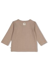 Feetje Longsleeve rib - Wiggle and Waddle Grijs
