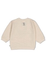 Feetje Sweater - Wiggle and Waddle Offwhite melange