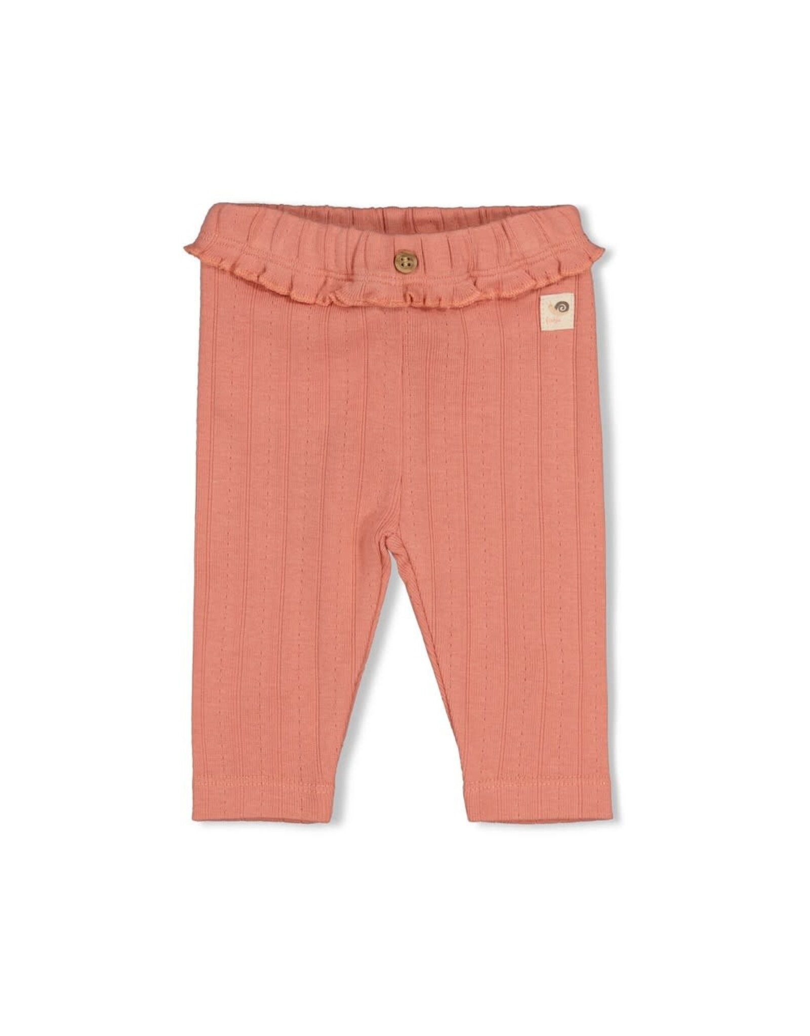 Feetje Legging pointelle rib - Forest Garden Roze
