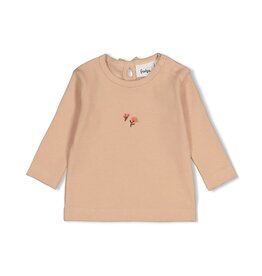 Feetje Longsleeve rib - Forest Garden Zand