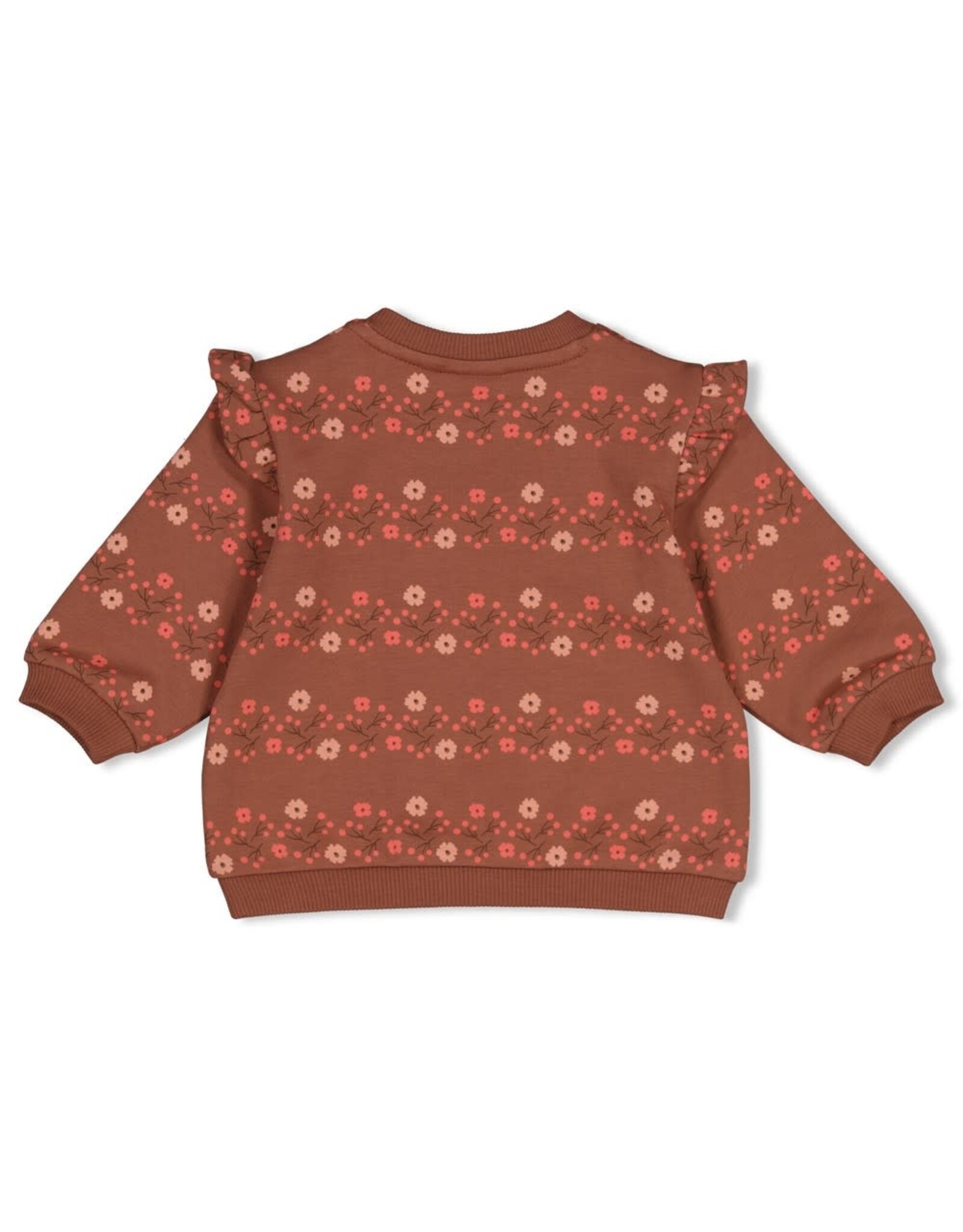 Feetje Sweater AOP relaxed fit - Forest Garden Bruin