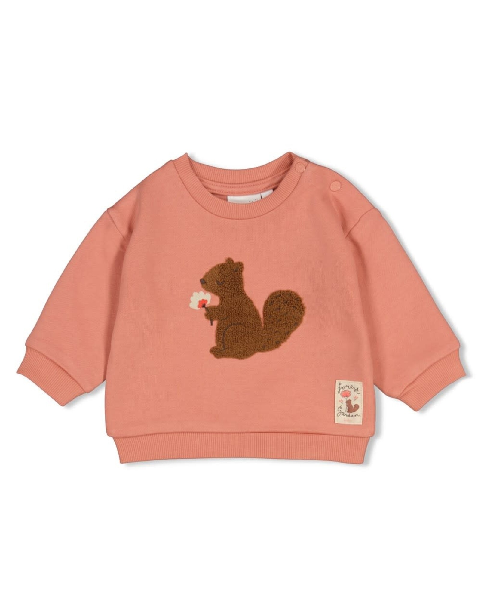Feetje Sweater oversized - Forest Garden Roze